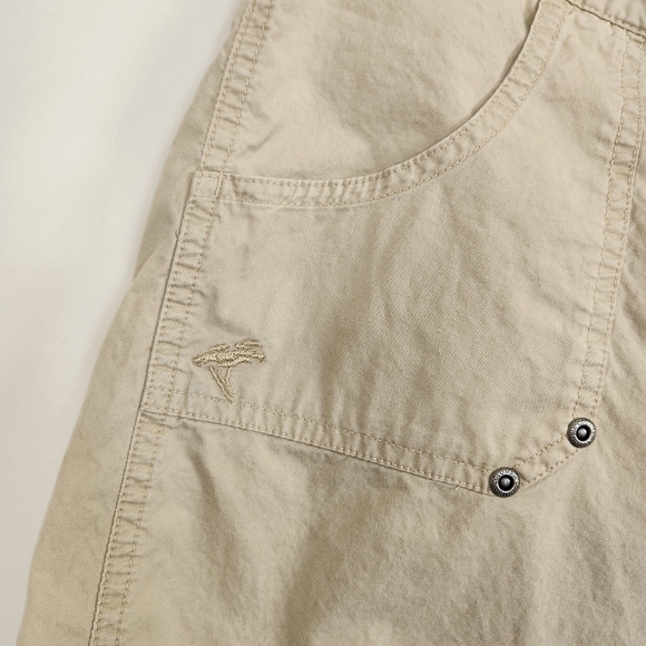 Columbia Beige Mid Rise Hiking Shorts Activewear Summer Travel Cotton Plus 14 - Picture 3 of 12